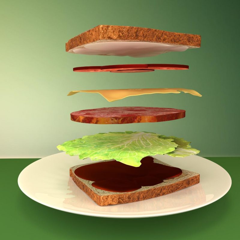 Meat Middle Sandwich